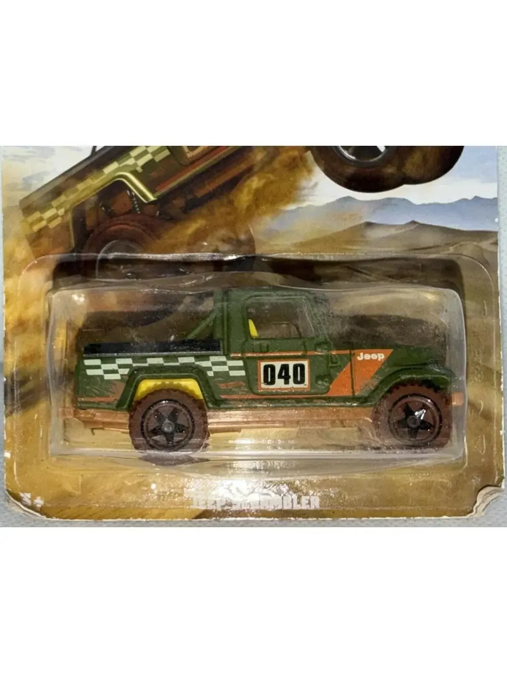 Hot Wheels Off Road Trucks Series Olive Green Jeep Scrambler CJ8 3/6 A7 #40